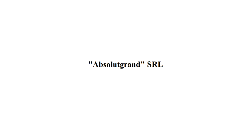 "Absolutgrand" SRL 