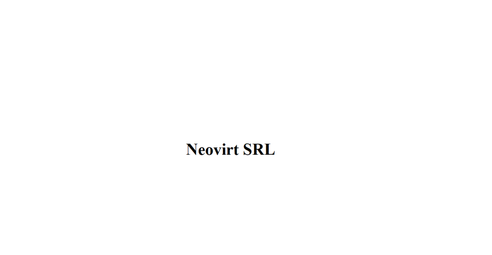 Neovirt SRL