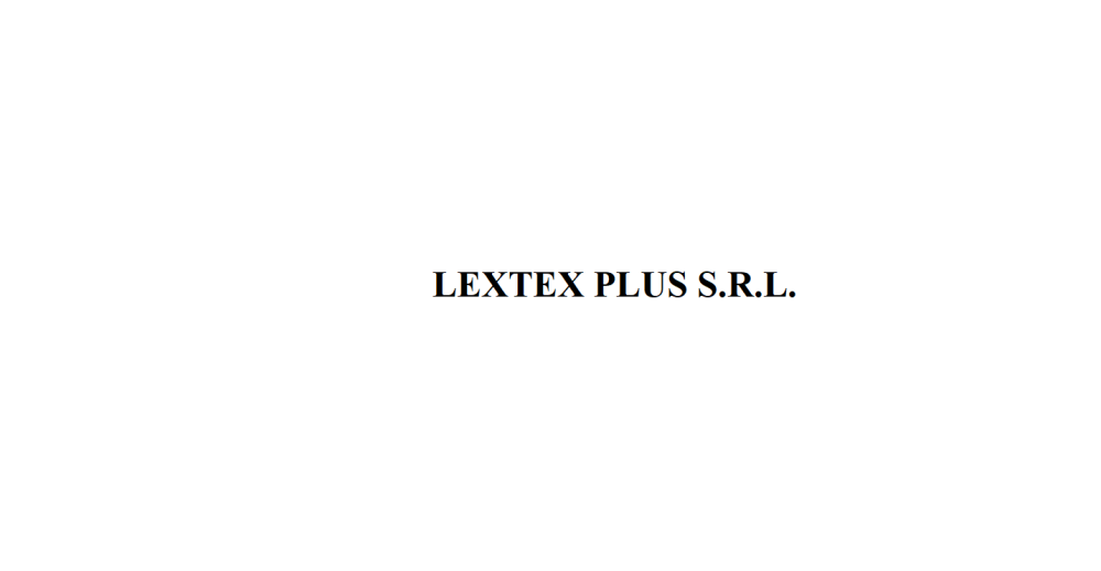 LEXTEX PLUS S.R.L.