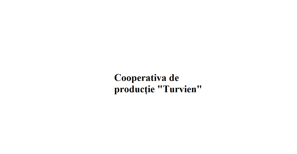 Cooperativa de producție "Turvien"